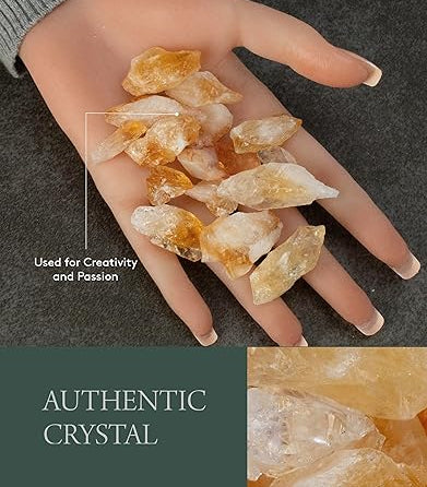 Raw Citrine Crystal (FREE WITH PURCHASE OF BOOK)